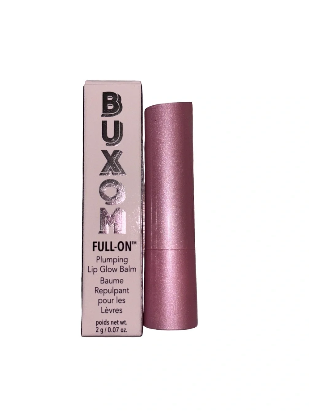 BUXOM Full-On Plumping Lip Glow Balm Color Rose All Day NIB